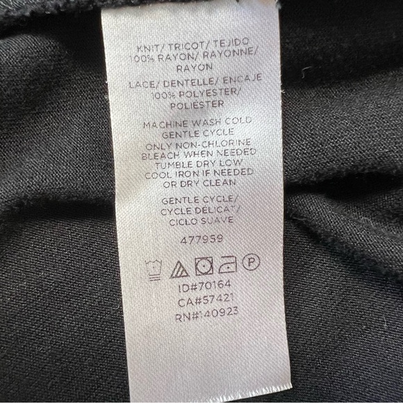 LOFT Crochet Yoke Keyhole Back Blouse - Picture 6 of 6